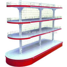 Aço Storage Supermarket Display Shelf / Household Storage Rack / rack de metal ajustável